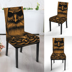 Gold Odin With Huginn And Muninn Print Dining Chair Slipcover
