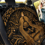 Gold Odin With Huginn And Muninn Print Pet Car Back Seat Cover