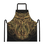 Gold Owl Spirit Print Apron
