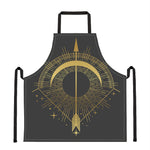 Gold Sagittarius Sign Print Apron