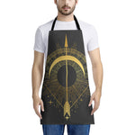 Gold Sagittarius Sign Print Apron