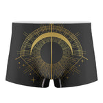 Gold Sagittarius Sign Print Men's Boxer Briefs