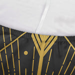 Gold Sagittarius Sign Print Sofa Cover