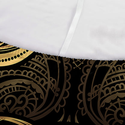 Gold Scorpio Print Sofa Cover