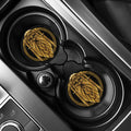 Gold Viking Norse God Odin Print Car Coasters
