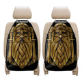 Gold Viking Norse God Odin Print Car Seat Organizers
