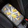 Golden Dollar Sign Explosion Print Car Center Console Cover