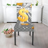 Golden Dollar Sign Explosion Print Dining Chair Slipcover