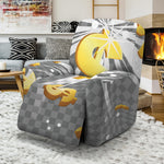 Golden Dollar Sign Explosion Print Recliner Slipcover