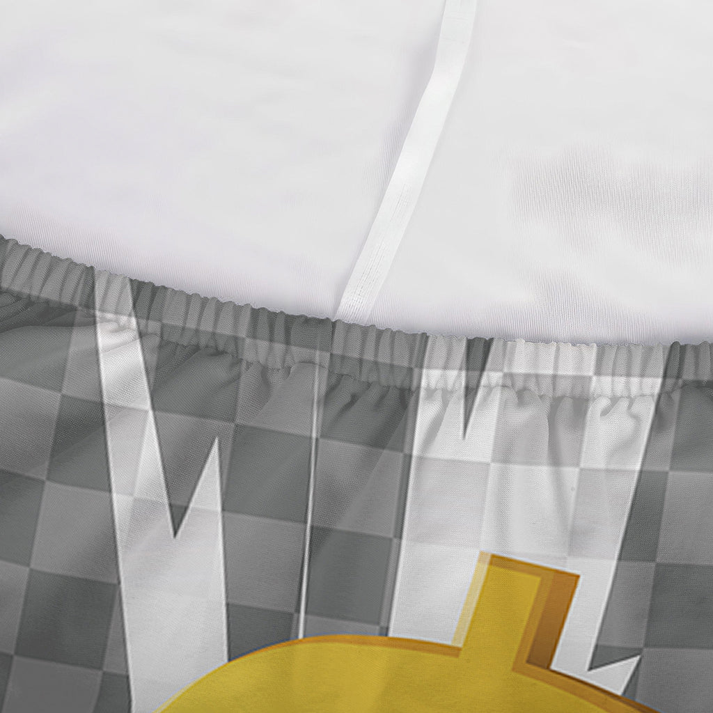 Golden Dollar Sign Explosion Print Sofa Cover