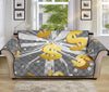 Golden Dollar Sign Explosion Print Sofa Protector