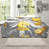 Golden Dollar Sign Explosion Print Sofa Slipcover