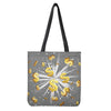 Golden Dollar Sign Explosion Print Tote Bag