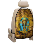 Golden Egyptian Pharaoh Print Car Seat Organizers