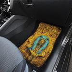 Golden Egyptian Pharaoh Print Front Car Floor Mats