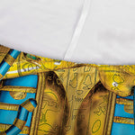Golden Egyptian Pharaoh Print Sofa Cover