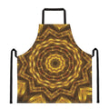 Golden Kaleidoscope Print Apron