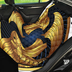 Golden Pisces Zodiac Sign Print Pet Car Back Seat Cover
