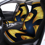 Golden Pisces Zodiac Sign Print Universal Fit Car Seat Covers