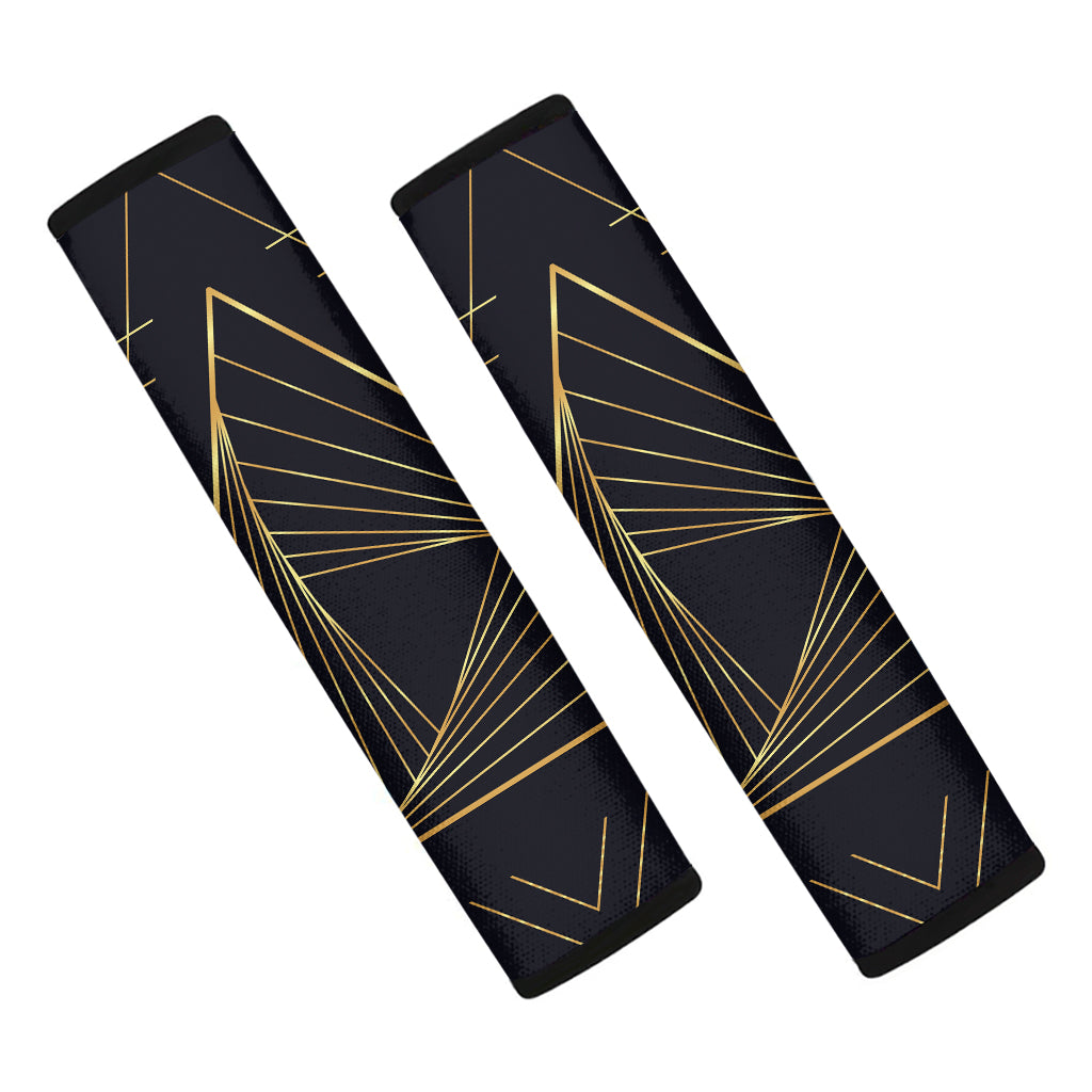 Golden Pyramid Print Car Seat Belt Covers