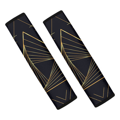 Golden Pyramid Print Car Seat Belt Covers