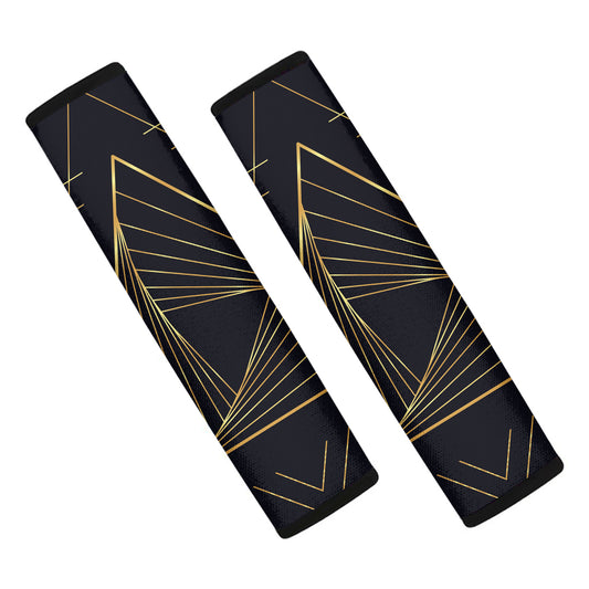 Golden Pyramid Print Car Seat Belt Covers