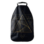 Golden Pyramid Print Car Seat Organizers