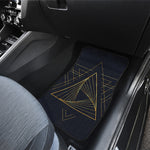 Golden Pyramid Print Front Car Floor Mats