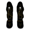 Golden Pyramid Print Muay Thai Shin Guard