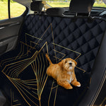 Golden Pyramid Print Pet Car Back Seat Cover