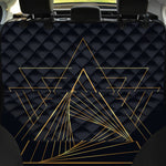 Golden Pyramid Print Pet Car Back Seat Cover