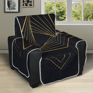 Golden Pyramid Print Recliner Protector