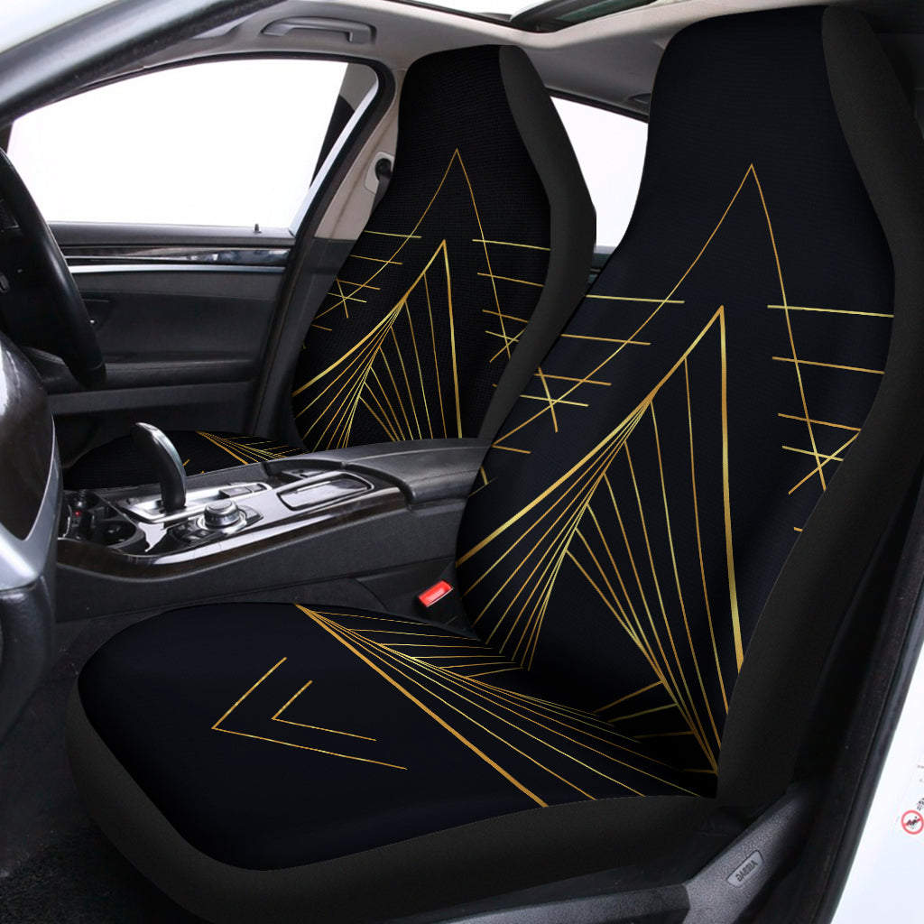 Golden Pyramid Print Universal Fit Car Seat Covers