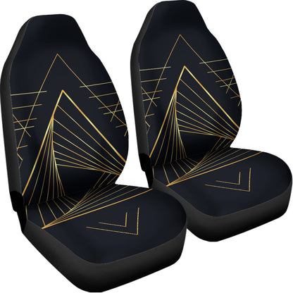 Golden Pyramid Print Universal Fit Car Seat Covers