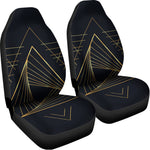 Golden Pyramid Print Universal Fit Car Seat Covers