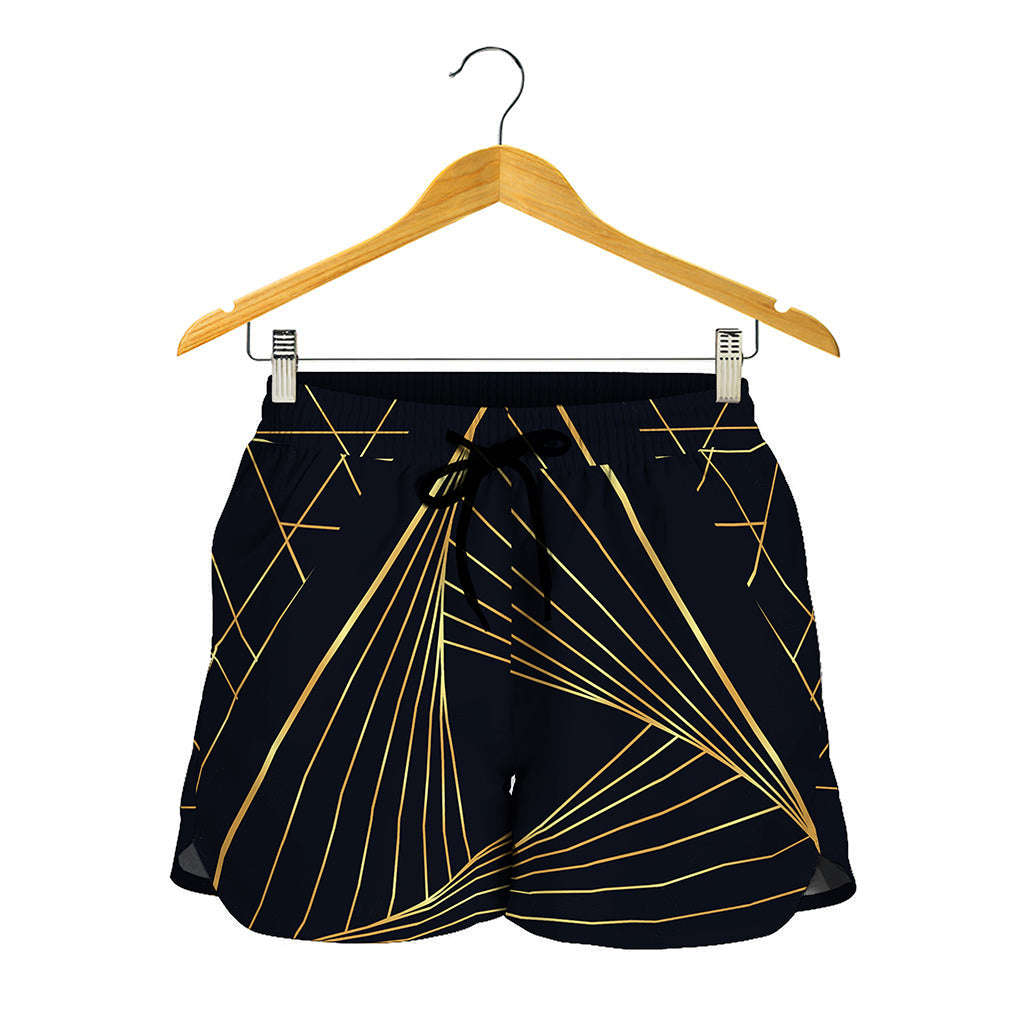 Golden Pyramid Print Women's Shorts