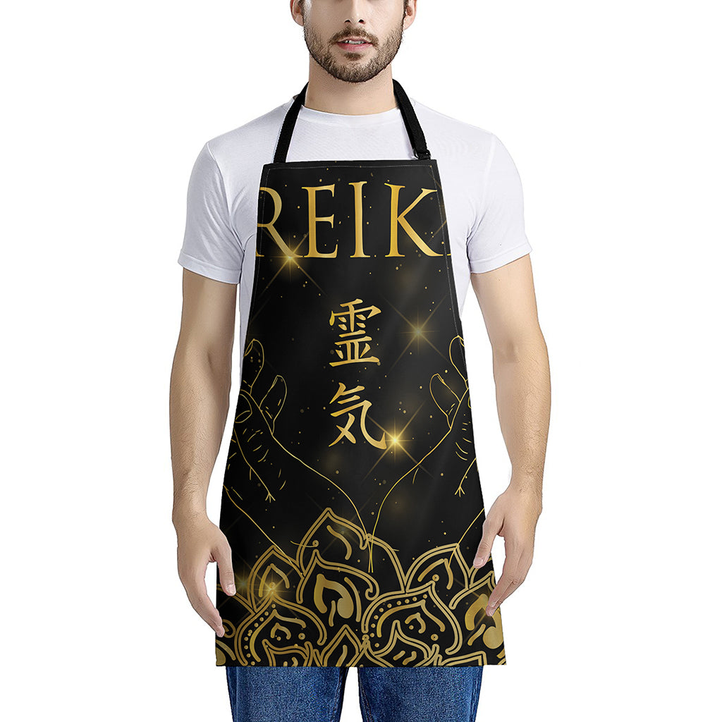 Golden Reiki Print Apron