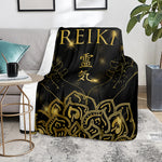 Golden Reiki Print Blanket