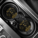 Golden Reiki Print Car Coasters