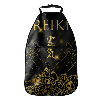 Golden Reiki Print Car Seat Organizers