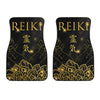 Golden Reiki Print Front Car Floor Mats