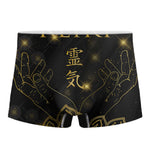 Golden Reiki Print Men's Boxer Briefs