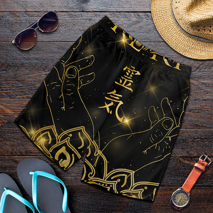 Golden Reiki Print Men's Shorts