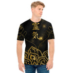 Golden Reiki Print Men's T-Shirt