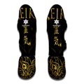 Golden Reiki Print Muay Thai Shin Guards