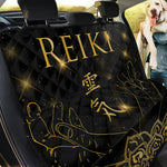 Golden Reiki Print Pet Car Back Seat Cover