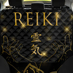 Golden Reiki Print Pet Car Back Seat Cover