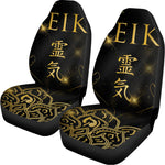 Golden Reiki Print Universal Fit Car Seat Covers