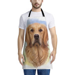 Golden Retriever Portrait Print Apron