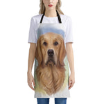 Golden Retriever Portrait Print Apron